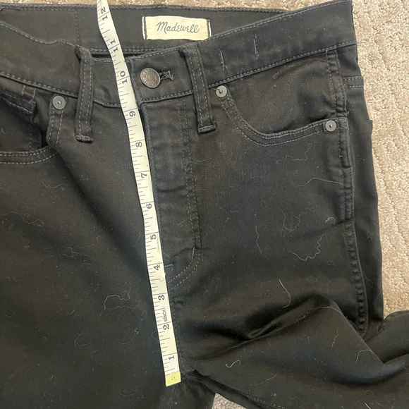 NWOT Madewell Black 10" High-Rise Skinny Jeans, Size 27 Tall - Picture 14 of 16